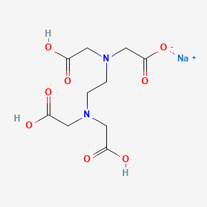 molecular formula C10H15N2NaO8 B3056728 乙二胺四乙酸一钠 CAS No. 7379-28-4