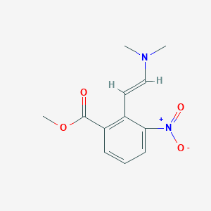 B3056733 (E)-Methyl 2-(2-(dimethylamino)vinyl)-3-nitrobenzoate CAS No. 73816-11-2