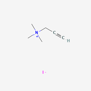 molecular formula C6H12IN B3056735 2-Propynyltrimethylammonium iodide CAS No. 7383-74-6