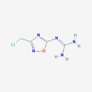 2-[3-(Chloromethyl)-1,2,4-oxadiazol-5-yl]guanidine