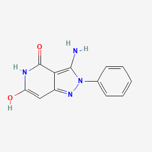 3-Amino-2-phenyl-2H-pyrazolo[4,3-c]pyridine-4,6-diol