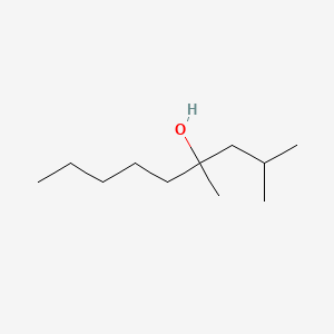 molecular formula C11H24O B3056805 2,4-二甲基-4-壬醇 CAS No. 74356-31-3