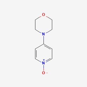 molecular formula C9H12N2O2 B3056811 4-(1-Oxidopyridin-4-yl)morpholine CAS No. 74415-02-4