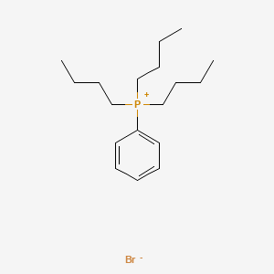 molecular formula C18H32BrP B3056817 Tributyl(phenyl)phosphanium bromide CAS No. 7447-32-7