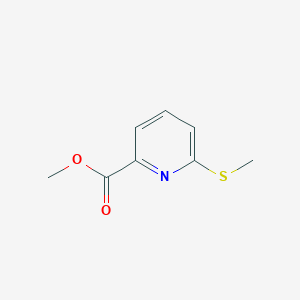 molecular formula C8H9NO2S B3056819 Methyl 6-(methylsulfanyl)pyridine-2-carboxylate CAS No. 74470-41-0