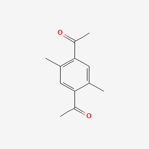 molecular formula C12H14O2 B3056820 1,1'-(2,5-Dimethyl-1,4-phenylene)di(ethan-1-one) CAS No. 74472-14-3