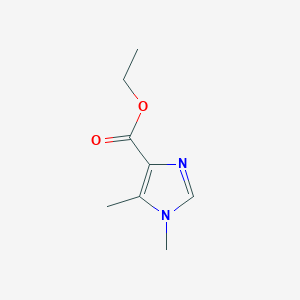 molecular formula C8H12N2O2 B3056827 Ethyl 1,5-dimethyl-1h-imidazole-4-carboxylate CAS No. 74531-82-1