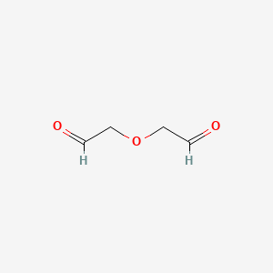 molecular formula C4H6O3 B3056828 2,2'-氧代双乙醛 CAS No. 7456-83-9
