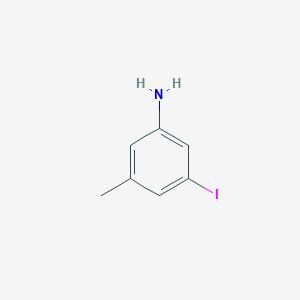 molecular formula C7H8IN B3056831 3-Iodo-5-methylaniline CAS No. 74586-54-2