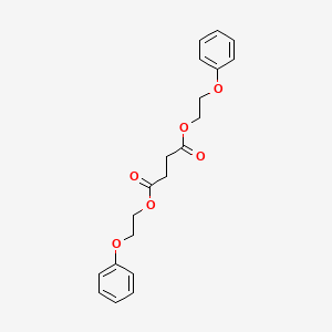 molecular formula C20H22O6 B3056833 Bis(2-phenoxyethyl) butanedioate CAS No. 7460-86-8
