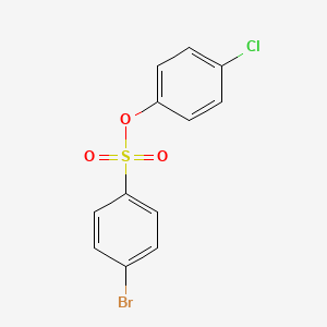 molecular formula C12H8BrClO3S B3056837 (4-氯苯基) 4-溴苯磺酸酯 CAS No. 7463-24-3