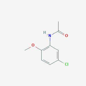molecular formula C9H10ClNO2 B3056838 N-(5-氯-2-甲氧基苯基)乙酰胺 CAS No. 7463-32-3