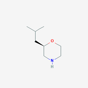 molecular formula C8H17NO B3056839 (R)-2-异丁基吗啉 CAS No. 746585-30-8
