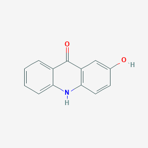 molecular formula C13H9NO2 B3056841 2-Hydroxy-10H-acridin-9-one CAS No. 7466-73-1