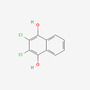 molecular formula C10H6Cl2O2 B3056850 2,3-Dichloronaphthalene-1,4-diol CAS No. 7474-86-4