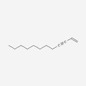 molecular formula C12H20 B3056851 1-Dodecen-3-yne CAS No. 74744-36-8