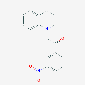 2-(3,4-Dihydroquinolin-1(2H)-yl)-1-(3-nitrophenyl)ethanone