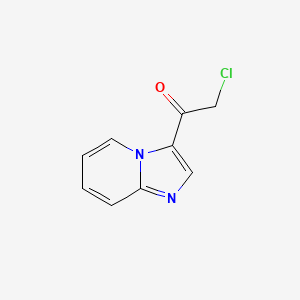 molecular formula C9H7ClN2O B3056869 2-氯-1-(咪唑并[1,2-a]吡啶-3-基)乙酮 CAS No. 749204-15-7