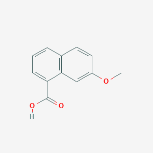 molecular formula C12H10O3 B3056880 7-Methoxynaphthalene-1-carboxylic acid CAS No. 7498-58-0