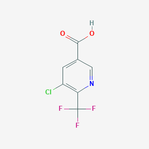 molecular formula C7H3ClF3NO2 B3056881 5-氯-6-(三氟甲基)烟酸 CAS No. 749875-05-6
