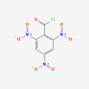 molecular formula C7H2ClN3O7 B3056886 2,4,6-三硝基苯甲酰氯 CAS No. 7500-86-9