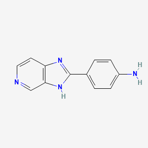 Benzenamine, 4-(1H-imidazo(4,5-c)pyridin-2-yl)-