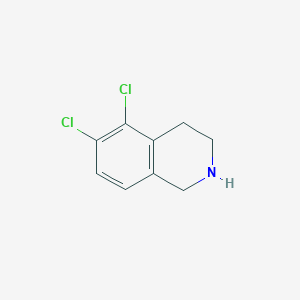 molecular formula C9H9Cl2N B3056945 5,6-Dichloro-1,2,3,4-tetrahydroisoquinoline CAS No. 75416-53-4