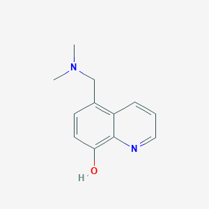 molecular formula C12H14N2O B3056948 5-((Dimethylamino)methyl)quinolin-8-ol CAS No. 7545-62-2