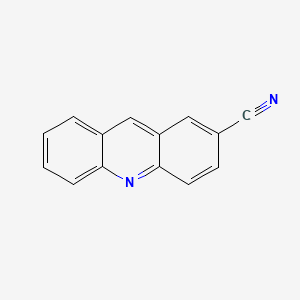 molecular formula C14H8N2 B3056959 2-Acridinecarbonitrile CAS No. 75586-68-4