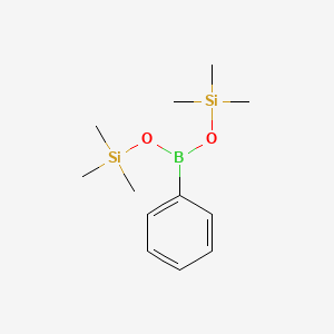 molecular formula C12H23BO2Si2 B3056961 Bis(trimethylsilyl) phenylboronate CAS No. 7560-51-2