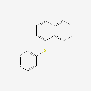 molecular formula C16H12S B3056975 1-(Phenylthio)naphthalene CAS No. 7570-98-1