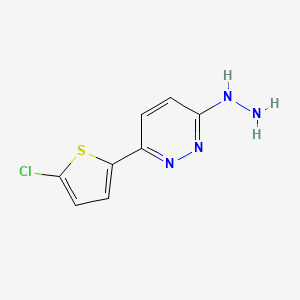 3-(5-Chlorothiophen-2-yl)-6-hydrazinylpyridazine