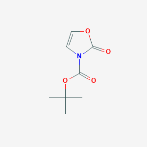 molecular formula C8H11NO4 B3056991 Tert-butyl 2-oxo-1,3-oxazole-3-carboxylate CAS No. 75844-68-7