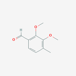 molecular formula C10H12O3 B3056996 2,3-二甲氧基-4-甲基苯甲醛 CAS No. 75889-47-3
