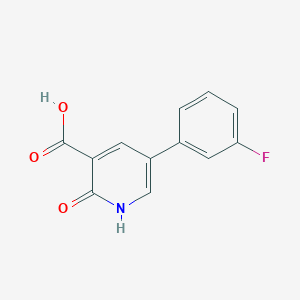 5-(3-fluorophenyl)-2-oxo-1H-pyridine-3-carboxylic Acid
