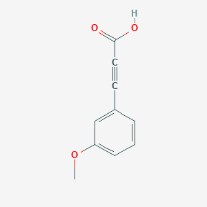 molecular formula C10H8O3 B3057039 3-(3-Methoxyphenyl)prop-2-ynoic acid CAS No. 7621-89-8