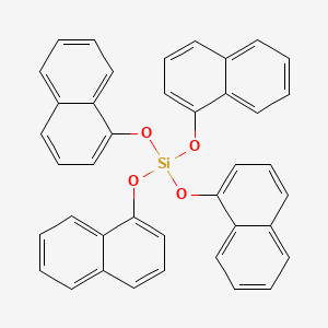 molecular formula C40H28O4Si B3057040 四萘-1-基硅酸盐 CAS No. 7621-92-3