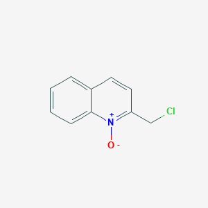 molecular formula C10H8ClNO B3057047 Quinoline, 2-(chloromethyl)-, 1-oxide CAS No. 76253-74-2