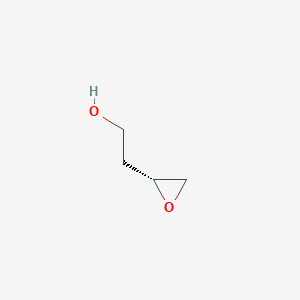 molecular formula C4H8O2 B3057049 Oxiraneethanol, (2R)- CAS No. 76282-48-9