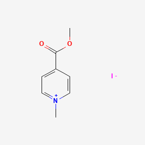 molecular formula C8H10INO2 B3057052 4-(Methoxycarbonyl)-1-methylpyridin-1-ium iodide CAS No. 7630-02-6
