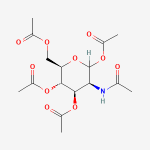 molecular formula C16H23NO10 B3057062 2-Acetamido-1,3,4,6-tetra-O-acetyl-2-deoxymannopyranose CAS No. 76375-61-6