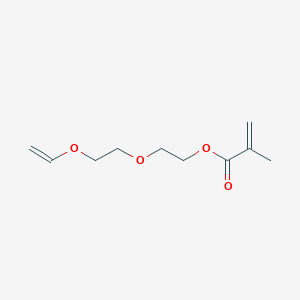molecular formula C10H16O4 B3057067 2-丙烯酸,2-甲基-,2-[2-(乙烯氧基)乙氧基]乙酯 CAS No. 76392-22-8