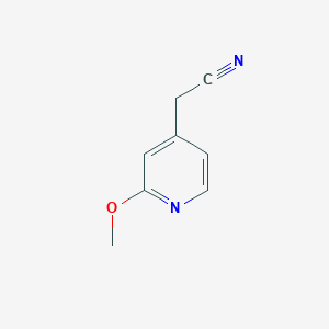 molecular formula C8H8N2O B3057073 2-(2-Methoxypyridin-4-yl)acetonitrile CAS No. 764708-18-1