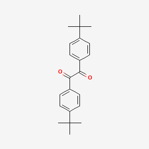 molecular formula C22H26O2 B3057074 Ethanedione, bis[4-(1,1-dimethylethyl)phenyl]- CAS No. 76471-78-8