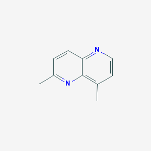 molecular formula C10H10N2 B3057075 2,8-Dimethyl-1,5-naphthyridine CAS No. 764717-59-1