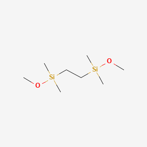molecular formula C8H22O2Si2 B3057077 2,7-Dioxa-3,6-disilaoctane, 3,3,6,6-tetramethyl- CAS No. 76490-69-2