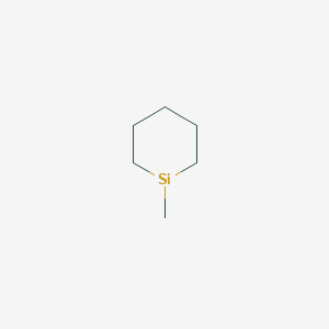 molecular formula C6H13Si B3057079 1-Methylsilacyclohexane CAS No. 765-62-8