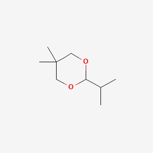 molecular formula C9H18O2 B3057081 2-Isopropyl-5,5-dimethyl-1,3-dioxane CAS No. 7651-50-5