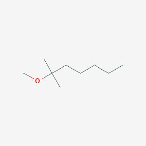 molecular formula C9H20O B3057090 2-Methoxy-2-methylheptane CAS No. 76589-16-7