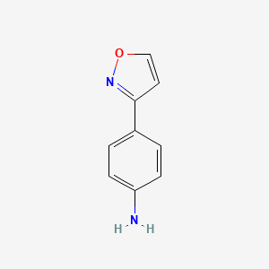 molecular formula C9H8N2O B3057094 4-(1,2-Oxazol-3-yl)aniline CAS No. 765912-47-8